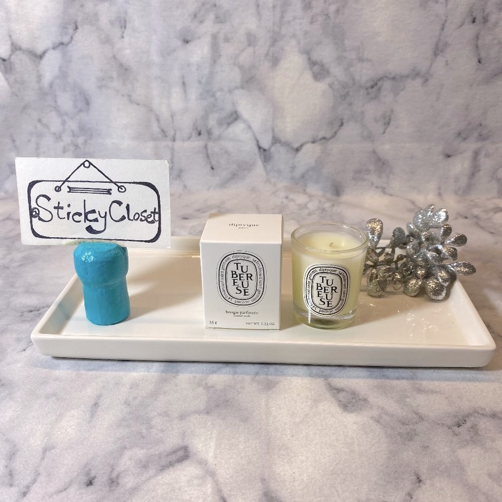 Diptyque Tubereuse Scented Candle,White Floral Sweet,Travel 35g,1.23oz-BOXED-NEW